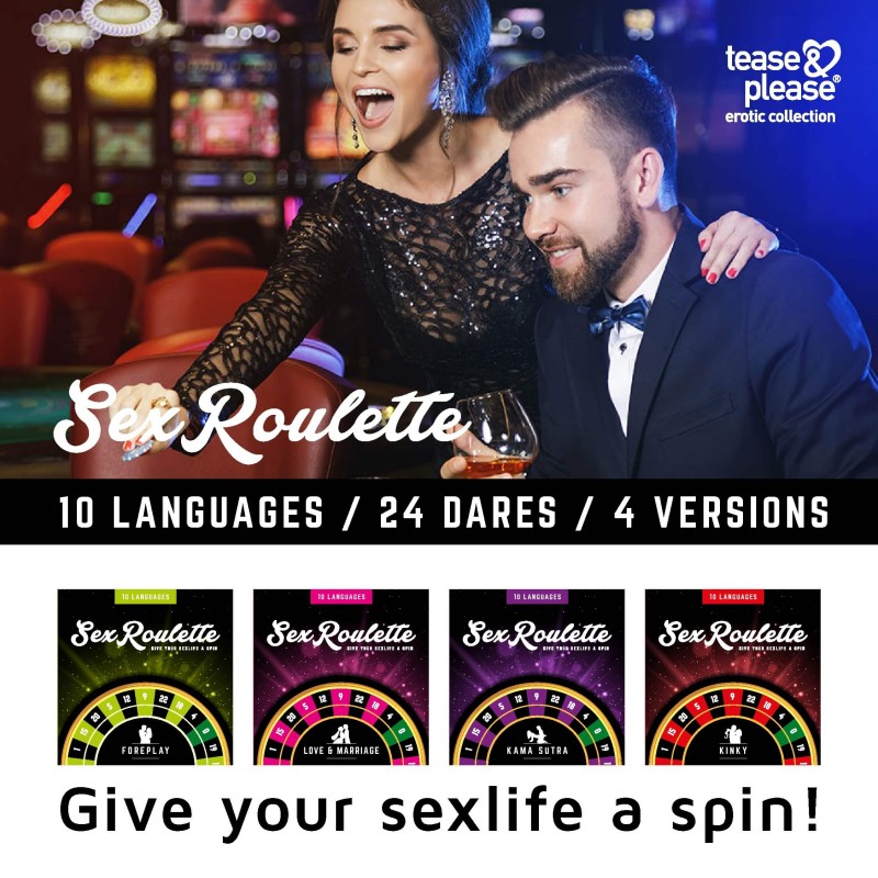 Sex Roulette Kama Sutra - szex társasjáték (10 nyelven) 59070 termék bemutató kép