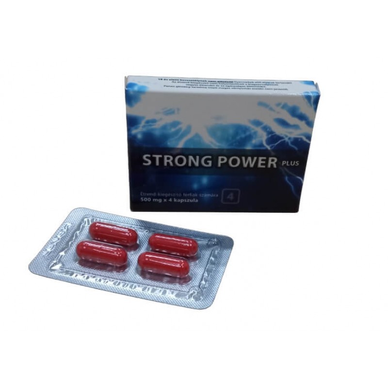Strong Power Plus - étrendkiegészítő kapszula férfiaknak (4db) 84083 termék bemutató kép
