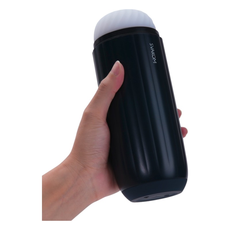 Svakom Sam Neo 2 - okos maszturbátor (fekete-fehér) 96274 termék bemutató kép