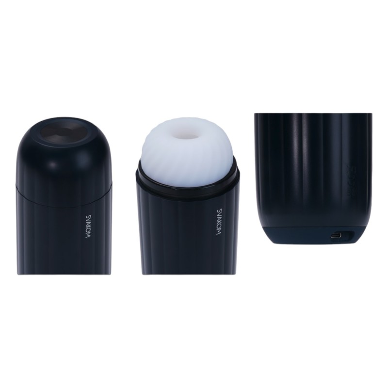 Svakom Sam Neo 2 - okos maszturbátor (fekete-fehér) 96276 termék bemutató kép