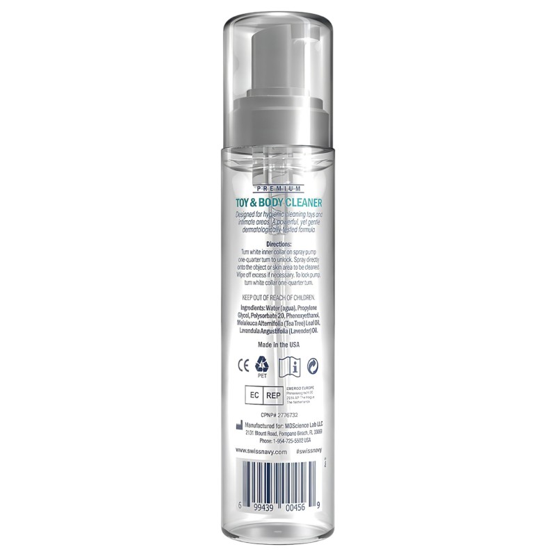 Swiss Navy Toy & Body Cleaner - tisztító hab (221 ml) 129688 termék bemutató kép