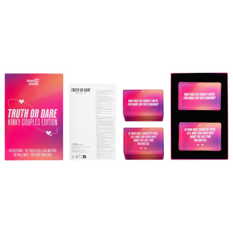 tease & please - Truth or Dare Kinky Couples Edition - felelsz vagy mersz pároknak 136301 termék bemutató kép