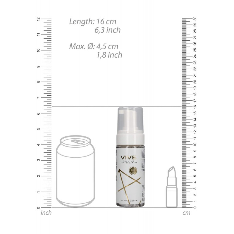 Vive - szexjáték tisztító hab (140 ml) 132626 termék bemutató kép