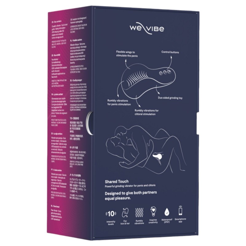 We-Vibe Shared Touch - okos párvibrátor (lila) 151256 termék bemutató kép