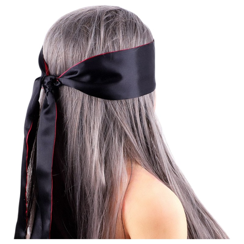 Wild Play - szatén szemkötő (fekete-pink) 121638 termék bemutató kép