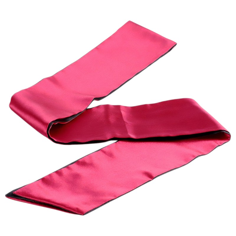 Erospace Wild Play - szatén szemmaszk szerepjátékhoz (fekete-pink) 164066 termék bemutató kép
