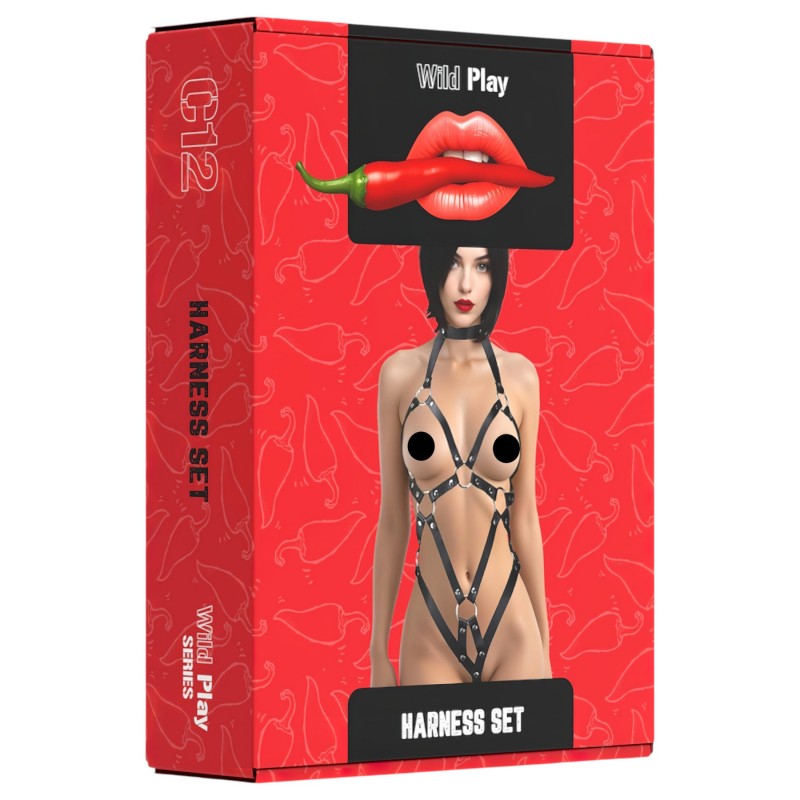 Wild Play - testhám body (fekete) 97895 termék bemutató kép