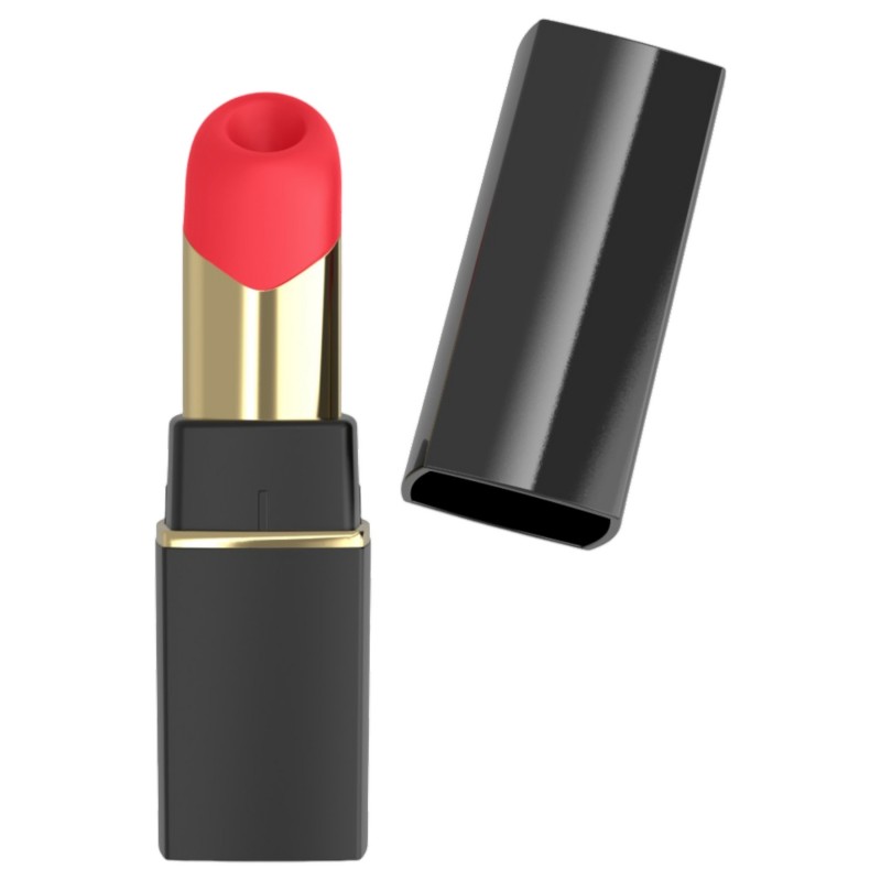 Womanizer Beauty - rúzs alakú léghullámos csiklóizgató (fekete) 147880 termék bemutató kép