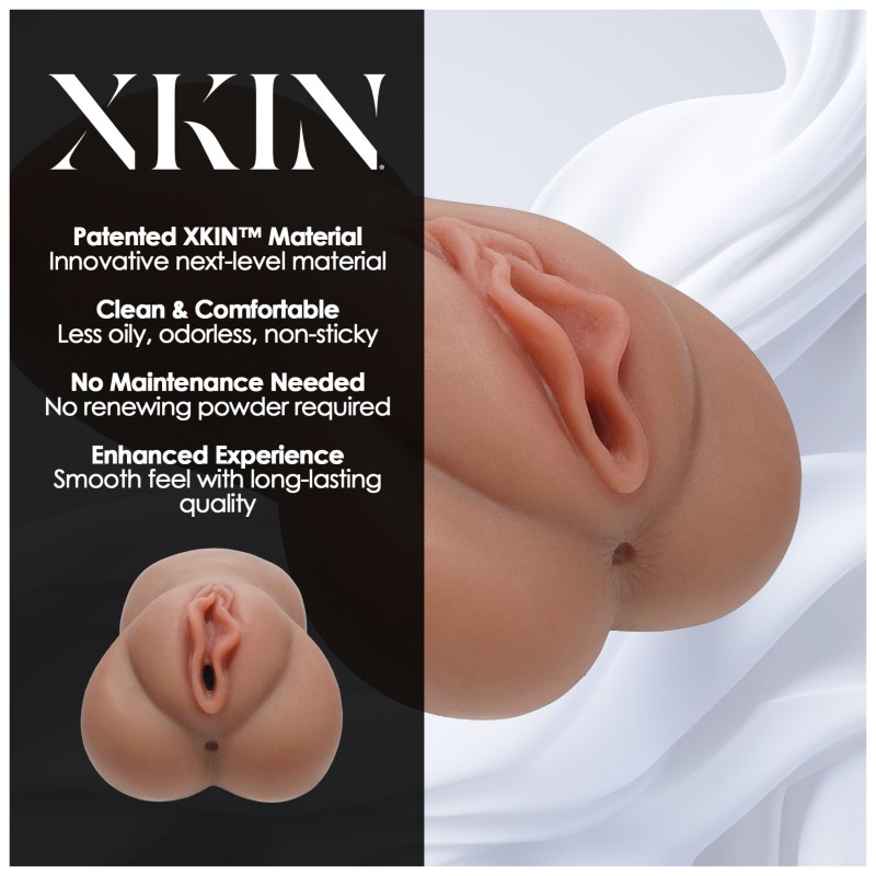XKIN - élethű műpunci - L (sötét natúr) 137583 termék bemutató kép