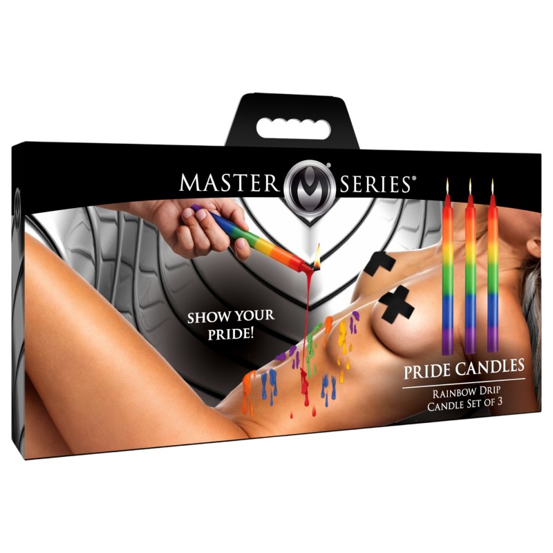 XR Brands - BDSM testgyertya - szivárvány (3 db) 126611 termék bemutató kép