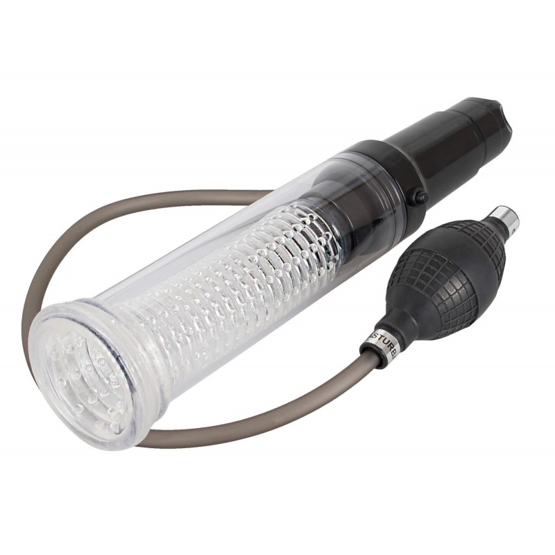 You2Toys - 2in1 - péniszpumpa és maszturbátor egyben (átlátszó) 61666 termék bemutató kép