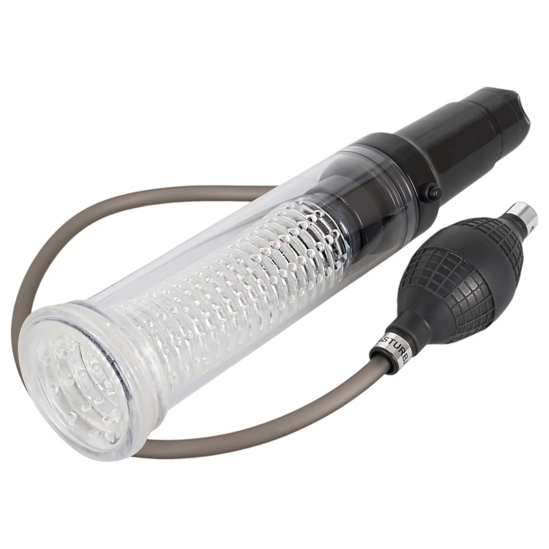 You2Toys - 2in1 - péniszpumpa és maszturbátor egyben (átlátszó) 107105 termék bemutató kép