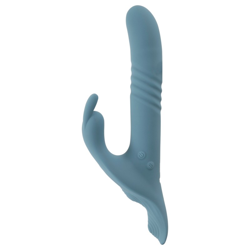 You2Toys - 3 részes felcsatolható nyuszis lökővibrátor távirányítóval (kék) 145049 termék bemutató kép