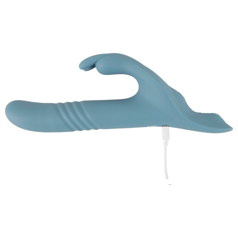 You2Toys - 3 részes felcsatolható nyuszis lökővibrátor távirányítóval (kék) 145053 termék bemutató kép
