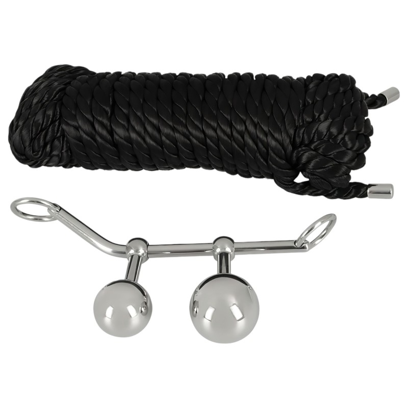 You2Toys Bondage anál plug (149g) + BDSM kötél (10m) 113034 termék bemutató kép