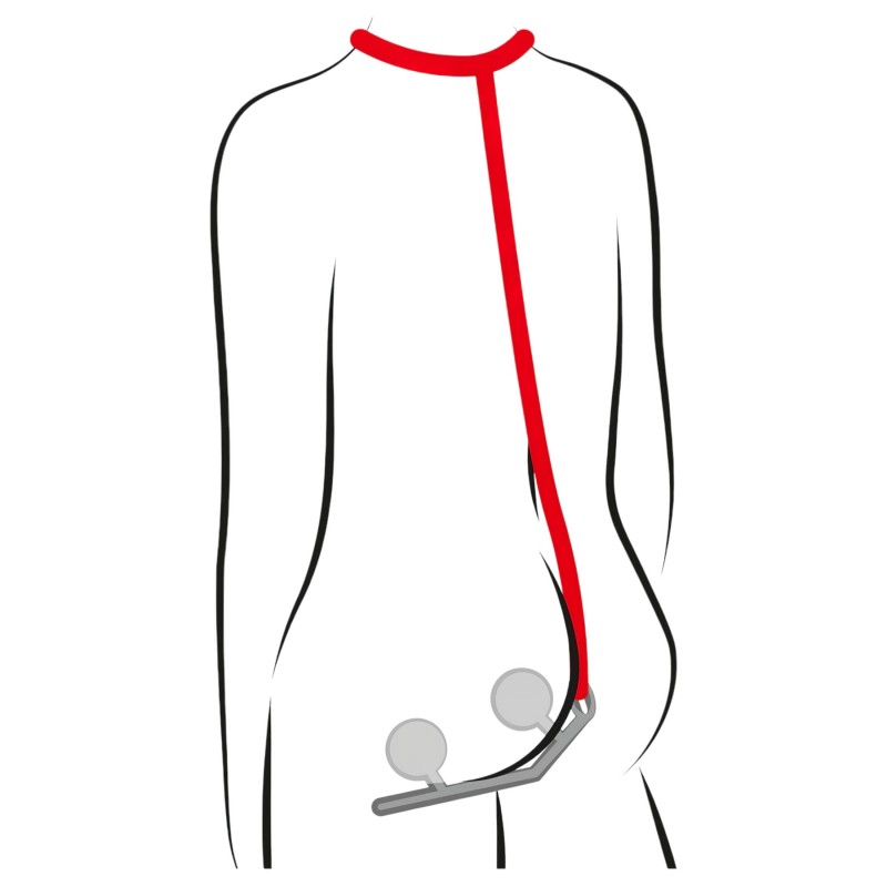 You2Toys Bondage anál plug (149g) + BDSM kötél (10m) 113039 termék bemutató kép