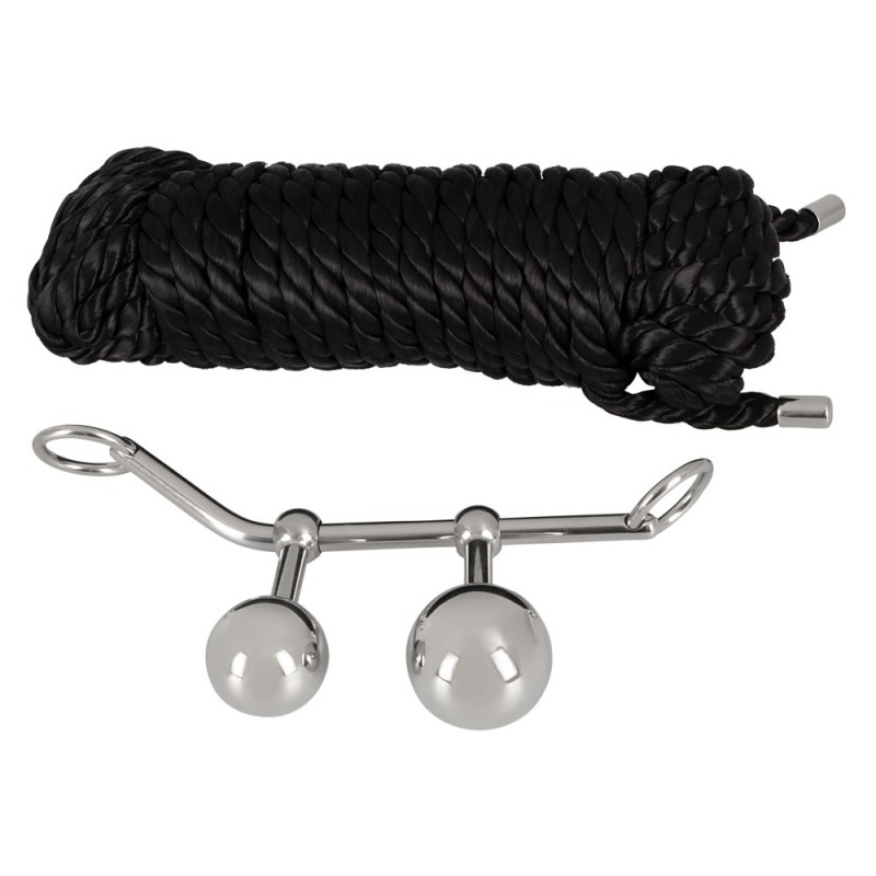 You2Toys Bondage anál plug (149g) + BDSM kötél (10m) 62475 termék bemutató kép