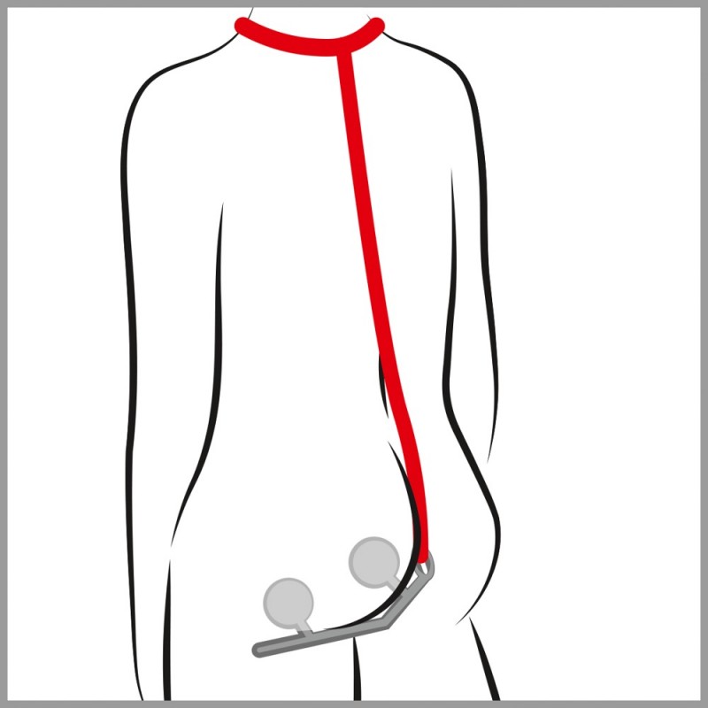 You2Toys Bondage anál plug (149g) + BDSM kötél (10m) 62480 termék bemutató kép