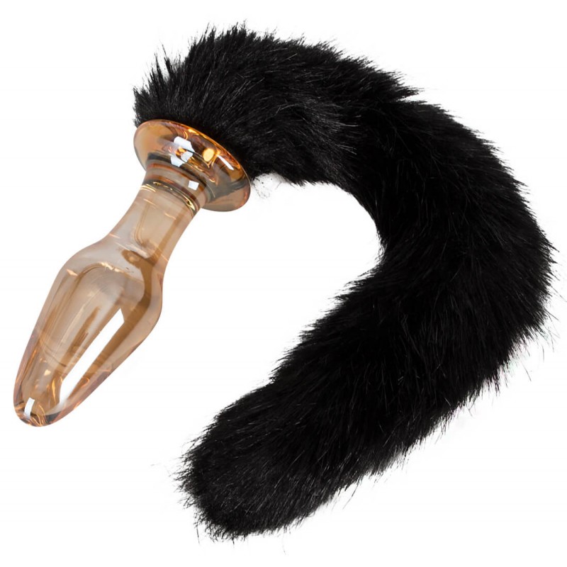 You2Toys - Üveg anál plug cicafarokkal 61064 termék bemutató kép