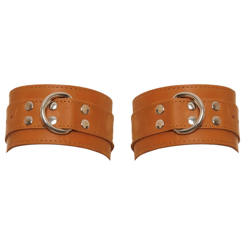 ZADO - bőr csukló bilincs (barna) 109221 termék bemutató kép